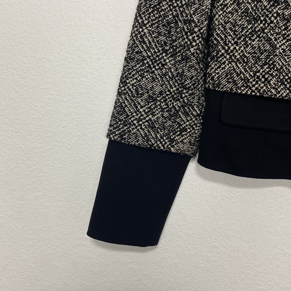 Classiques Entier Wool Blend Cambon Tweed Womens Ponte Hem Jacket Blazer Size M - Picture 6 of 13